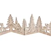 VBS Holz-Silhouette "Kirche mit Reh"
