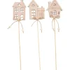 VBS Holz-Stecker "Häuser", 3-er Set