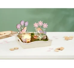 VBS Holzsteckmotiv auf Rindenscheiben 