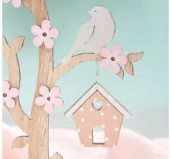 VBS Holz-Steckmotiv "Baum mit Vogelhaus"