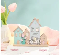 VBS Holz-Steckmotiv "Coming Home", inkl Micro-LED