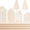VBS Holz-Steckmotiv "Dorf mit Tannen"