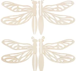 VBS Holz-Steckmotiv "Fliegende Libellen", 2 Stück