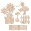 VBS Holz-Steckmotiv "Frühlingsbote am Gartenzaun"