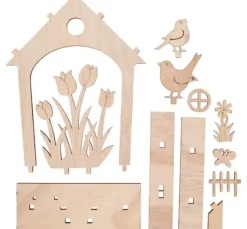VBS Holz-Steckmotiv Haus 