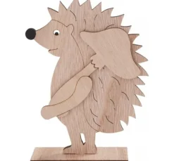 VBS Holz-Steckmotiv "Igel", 3-tlg.