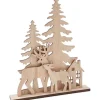VBS Holz-Steckmotiv "Rehe am Waldesrand", 5-tlg.