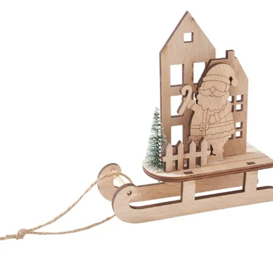 VBS Holz-Steckmotiv "Santas Schlitten"