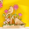 VBS Holz-Steckmotiv "Vögel in der Blumenwiese"