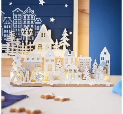 VBS Holz-Steckmotiv "Weihnachtsdorf Xmas"