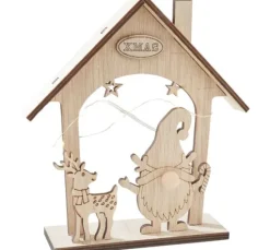 VBS Holz-Steckmotiv "Wichtelhaus", inkl. LED