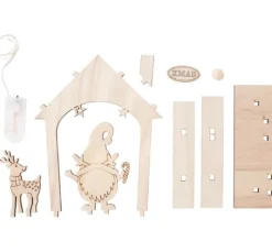 VBS Holz-Steckmotiv "Wichtelhaus", inkl. LED