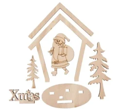 VBS Holz-Steckmotiv "Xmas Bescherung"