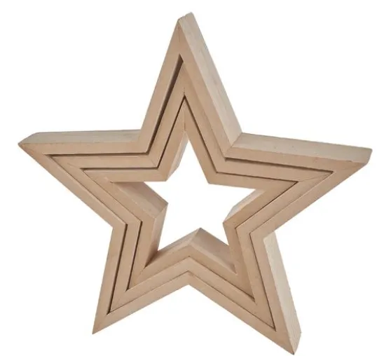 VBS Holz-Sterne "Frame"