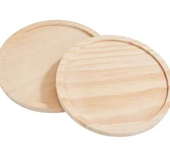 VBS Holz-Untersetzer, 2 Stück
