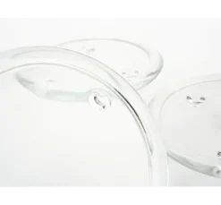 VBS Kerzen Glasuntersetzer, 3 Stück, Ø 13 cm
