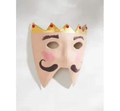 VBS Kinder-Masken, Pappmaché, 6er-Set