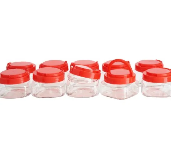 VBS Kunststoffboxen mit Schraubdeckel, 150 ml, 10 Stück