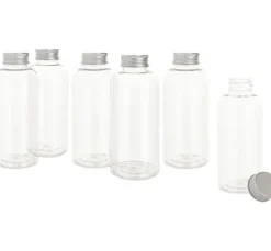 VBS Kunststoff-Flasche mit Schraubdeckel, 6 Stück