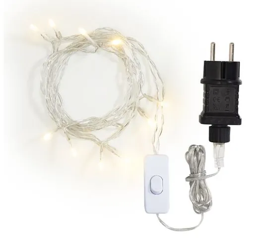 VBS LED-Lichterkette, 10 LEDs, 5 Stück