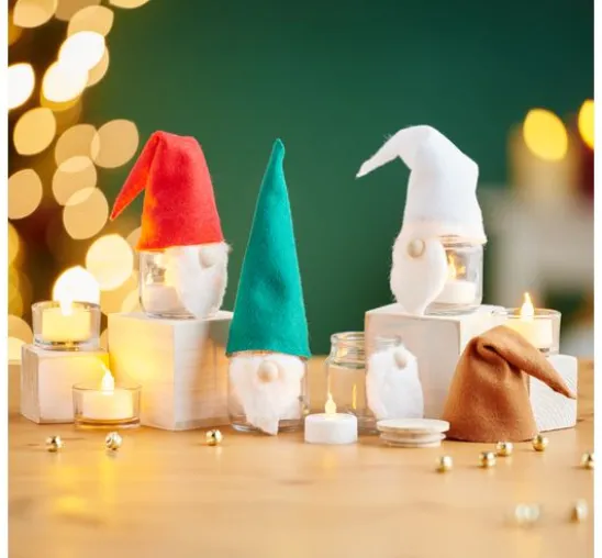 VBS LED-Teelichter, 4 Stück, mit Timer