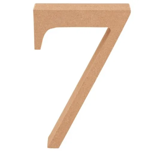 VBS MDF Zahl