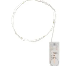 VBS Micro-LED-Lichterkette, mit Timer, 10 LEDs