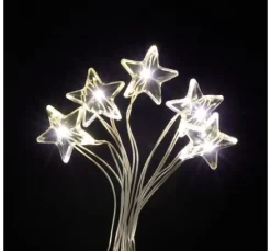 VBS Micro-LED-Lichterkette "Stern", mit Timer