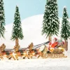 VBS Miniatur Santaschlitten mit 8 Rentieren