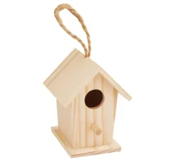 VBS Miniatur Vogelhaus mit Aufhänger