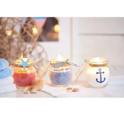 VBS Mini-Bügelglas, bauchig, 6 Stück