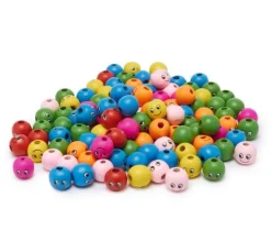 VBS Mini-Holzköpfe "Bunt", 120 Stück