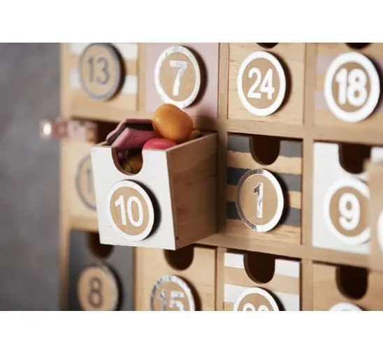 VBS Mini-Kommode / Adventskalender mit 24 Schüben