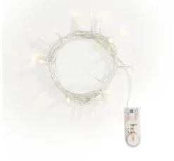 VBS Mini-LED-Lichterketten mit Timer, 10 Stück