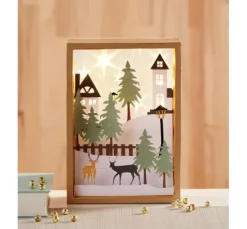 VBS Papier-Silhouette "Winterlandschaft"