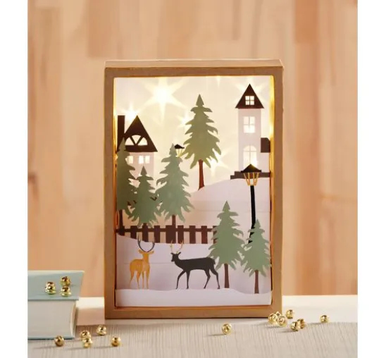 VBS Papier-Silhouette "Winterlandschaft"
