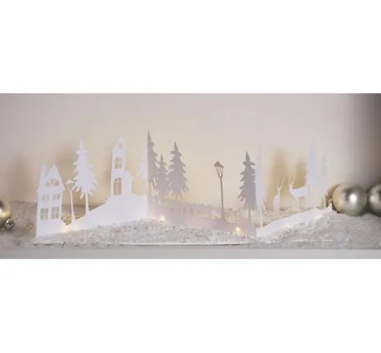 VBS Papier-Silhouette "Winterlandschaft"