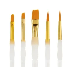 VBS Pinselset mit Softgriff, 5er-Set