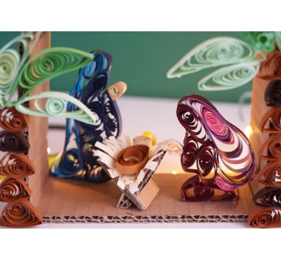 VBS Quilling Schablone inkl. Schaumstoff-Unterlage