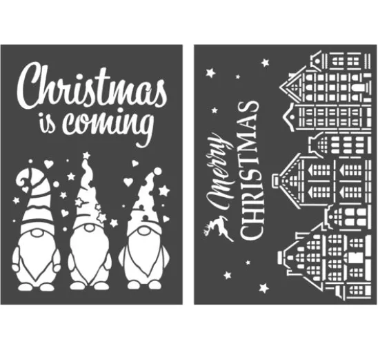 VBS Schablonen-Set "Merry Christmas", A4