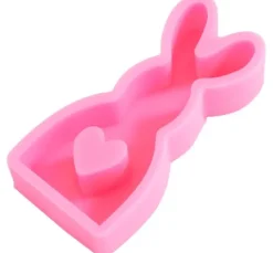 VBS Silikon-Gießform "Hase mit Herz"