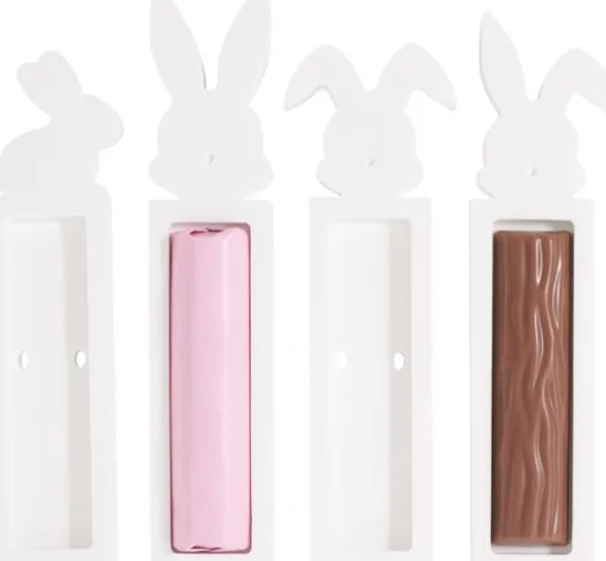 VBS Silikon-Gießform "Schokoriegelhalter Bunny"