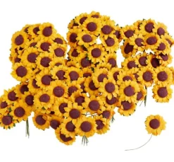 VBS Sonnenblume aus Papier mit Draht