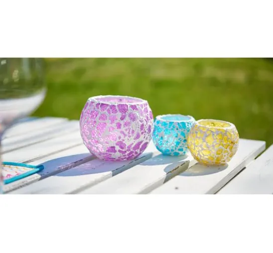 VBS Teelichtglas "Bowl", Ø 10,5 cm, 2 Stück