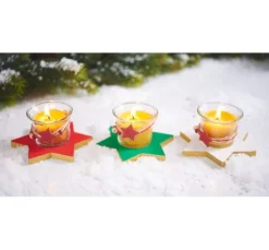 VBS Teelichthalter "Stern", 12 Stück