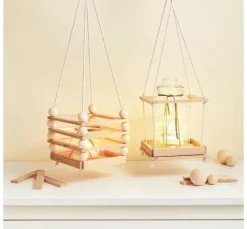 VBS Vorrats- Bonbonglas "Riffel", mit Bambusdeckel