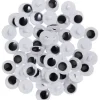 VBS Wackelaugen zum Annähen "Rund", 10 mm, 50 Stück