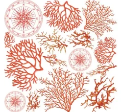 Vellum Paper "Coral Reef"