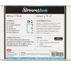 Viva Decor Sternenstaub "Bezaubernde Glanzeffekte", 6er-Set
