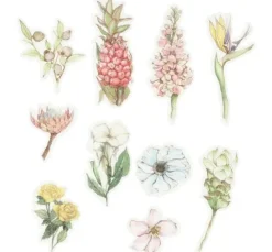 Washi Sticker "Blumen Pastell"